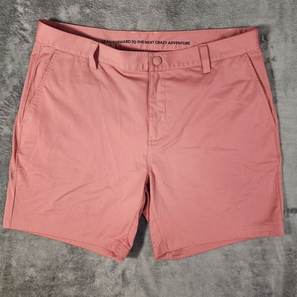 Rhone 35 Commuter 7" Redwood Trail Flex Knit Stretch Performance Golf Shorts